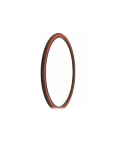 Tire 27 x 1 1/4 Black/Red Side Wall HF-156.